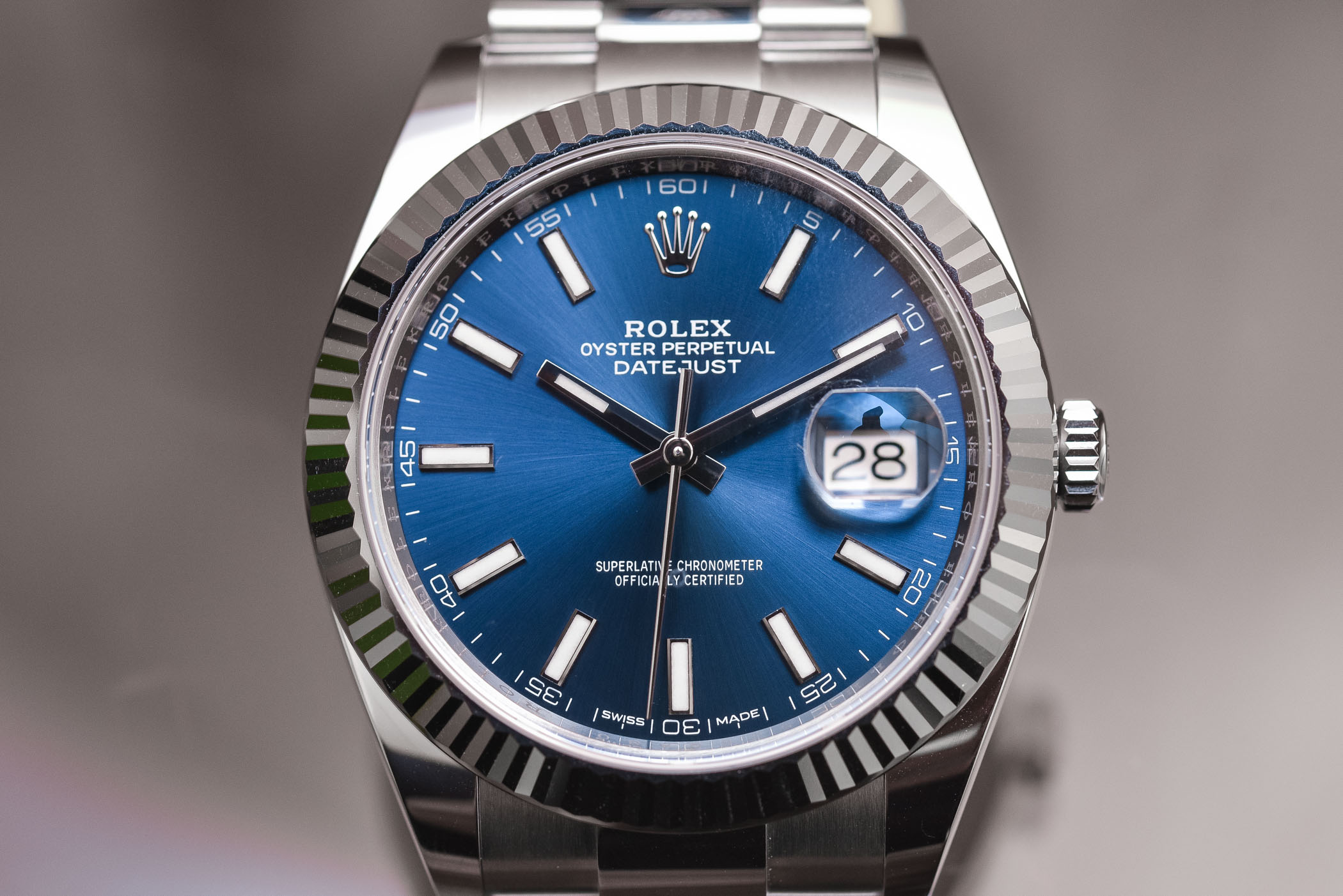 Rolex datejust 41 acier